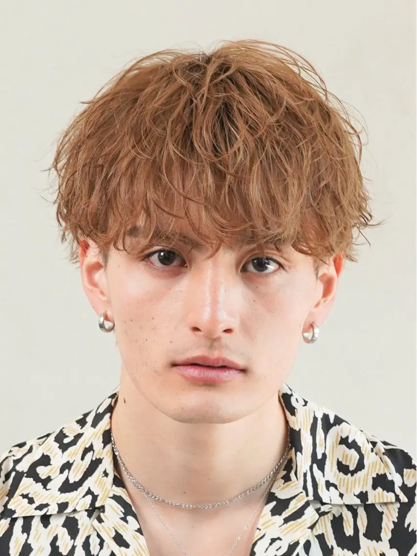 ショート パーマ メンズ カット パーマ fifth/メンズ/ シャドウパーマ/星七のヘアスタイル