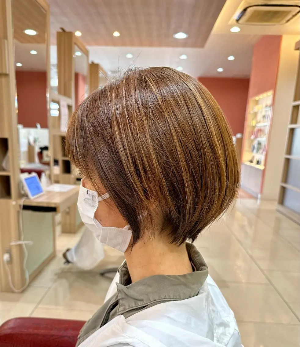 ショート カラー カット ヘアカラー トリートメント 小坂直輝【髪質改善・ 似合わせカット】のヘアスタイル