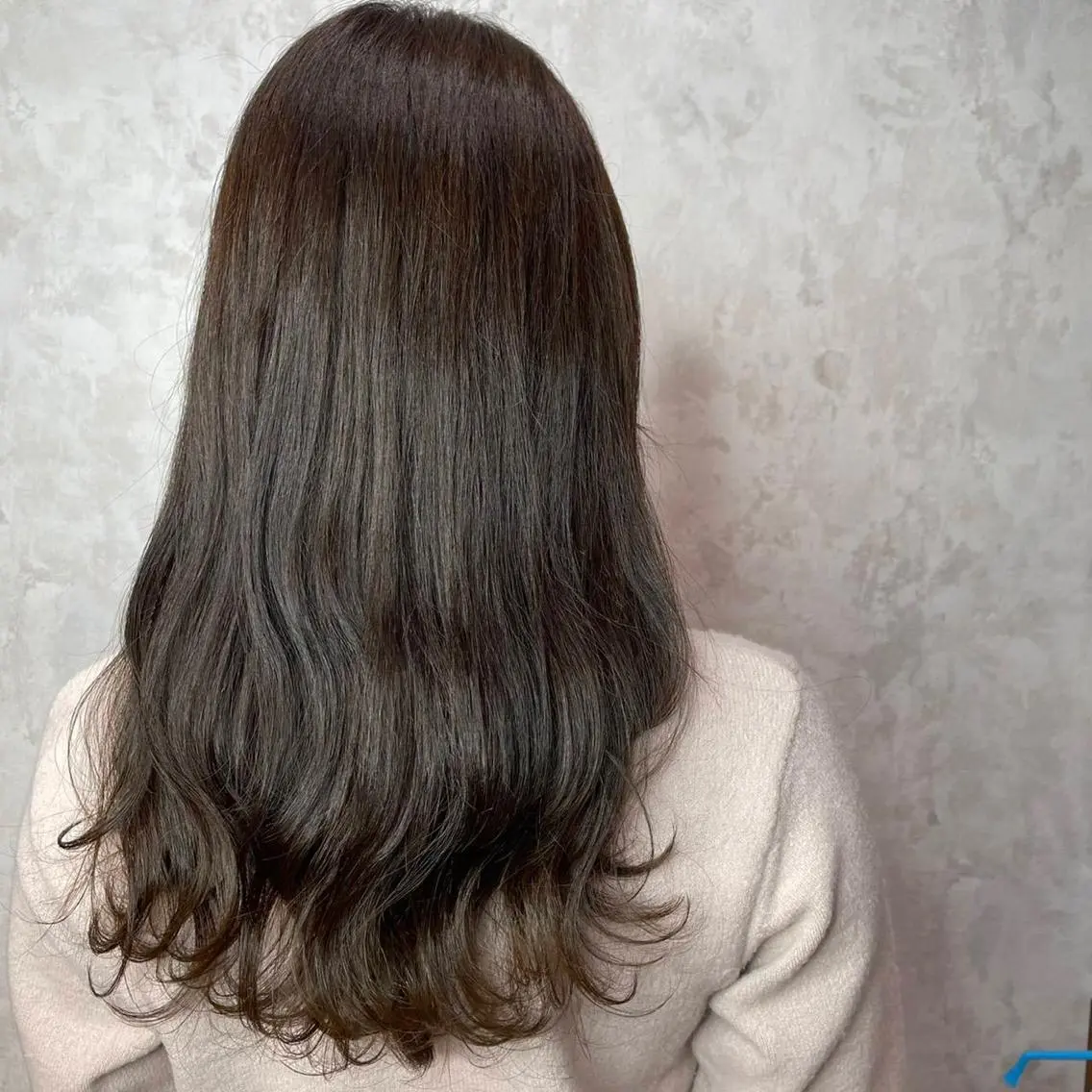 ロング カット ヘアカラー トリートメント かめい りなのヘアスタイル