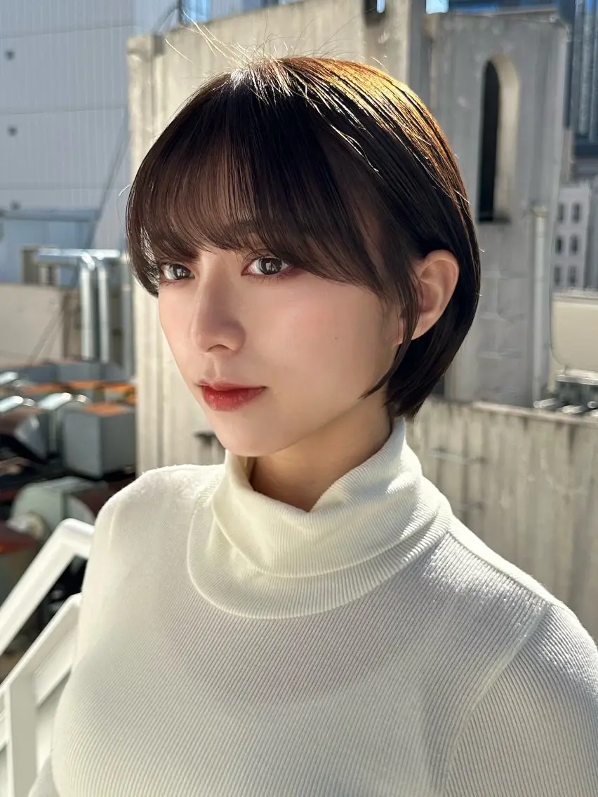 ショート カラー パーマ カット ヘアカラー トリートメント 新宿/髪質改善/ボブ 韓国レイヤー大重聖斗のヘアスタイル