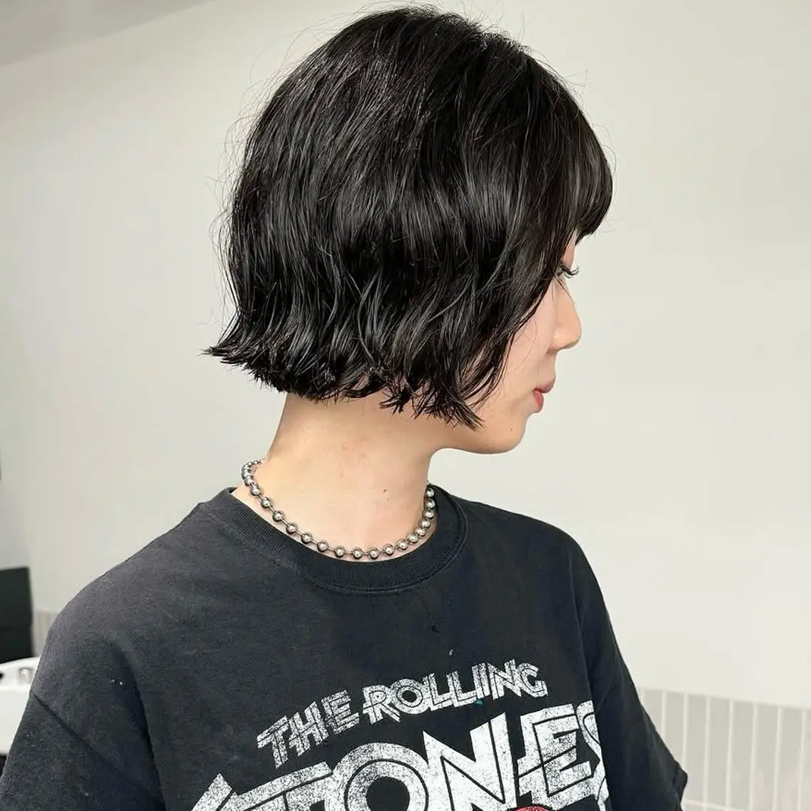 ショート パーマ カット パーマ トリートメント minori パーマ/透明感カラーのヘアスタイル