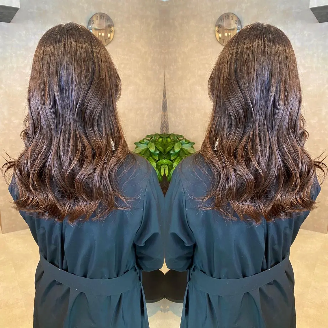 ロング カラー tocca 💜石田愛結💜のヘアスタイル