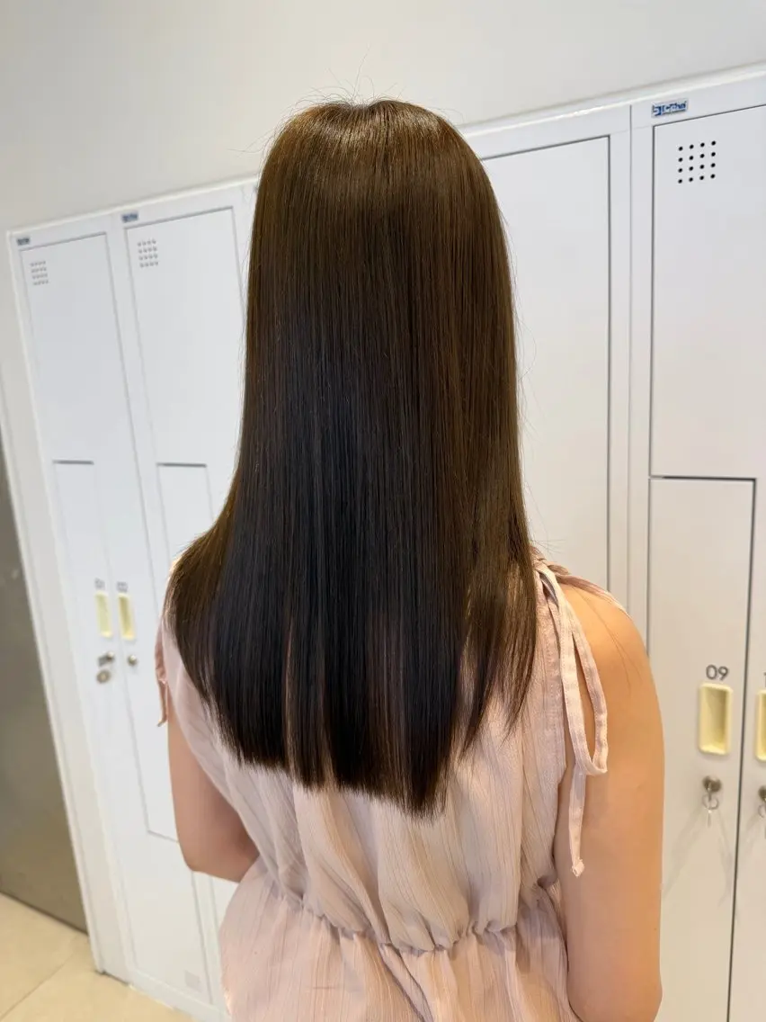 ロング カラー 髪質改善 カット ヘアカラー トリートメント 🎀京都暖色/ 艶髪縮毛/funaのヘアスタイル