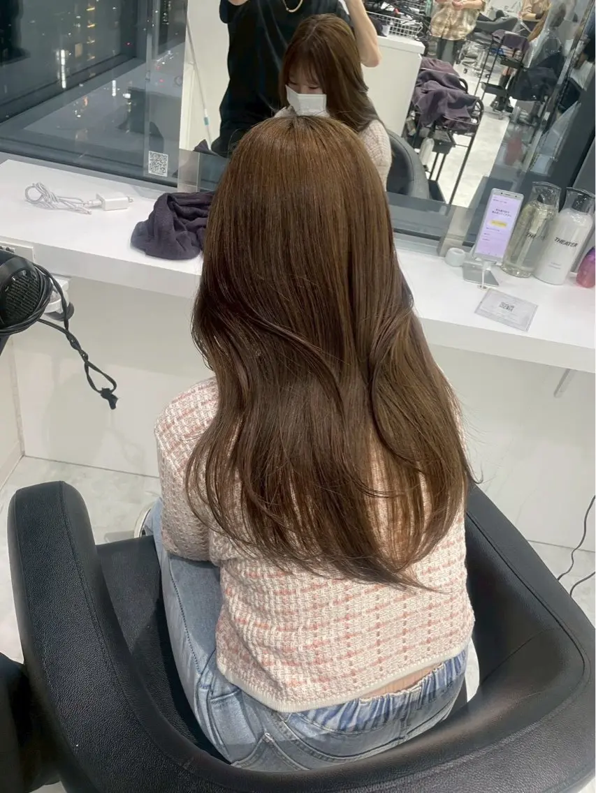 ロング カラー ヘアカラー 🍀ブラウンベージュ sakura🍀のヘアスタイル
