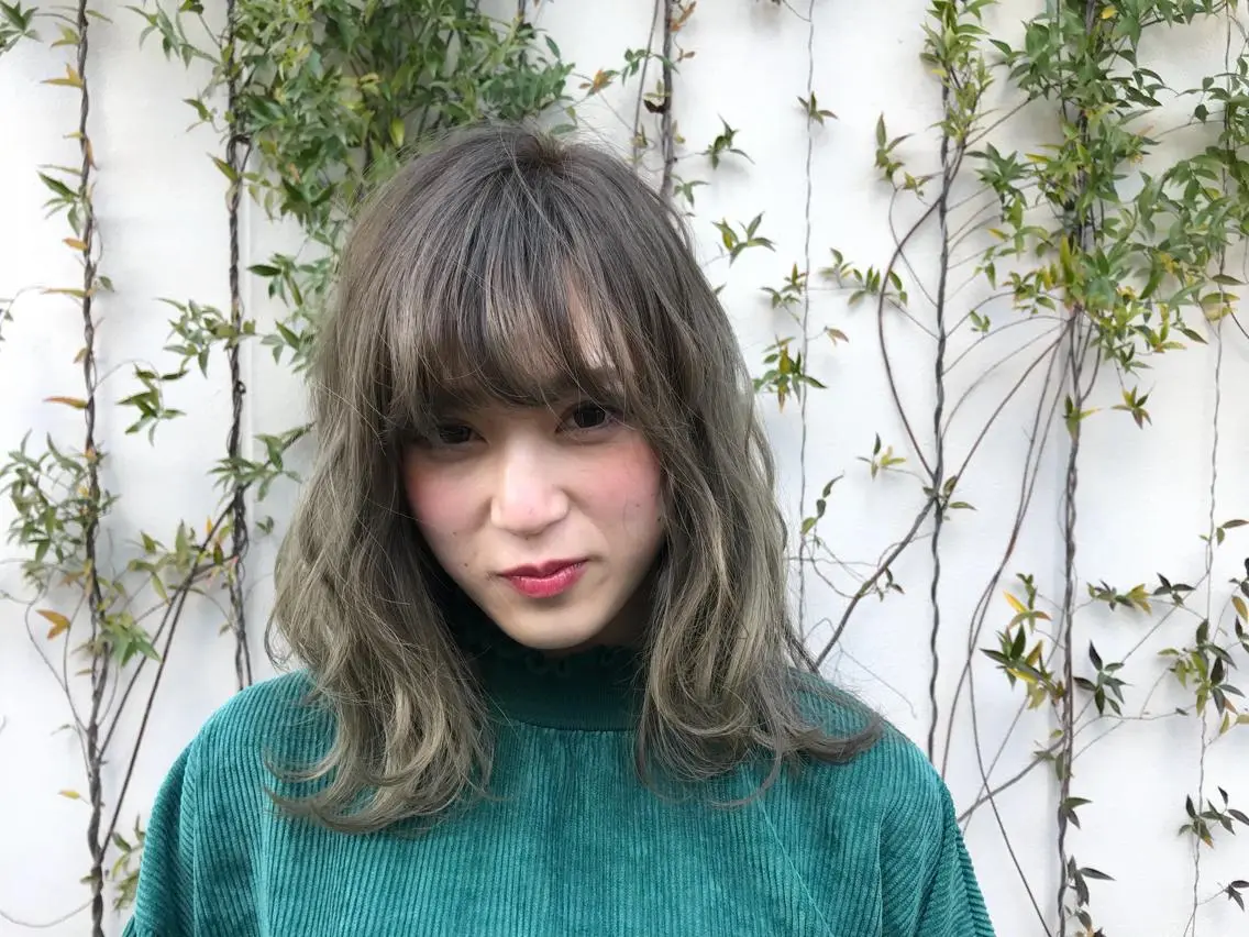 ミディアム カラー ヘアアレンジ 烏丸韓国ヘア🇰🇷 ayaka🎀のヘアスタイル