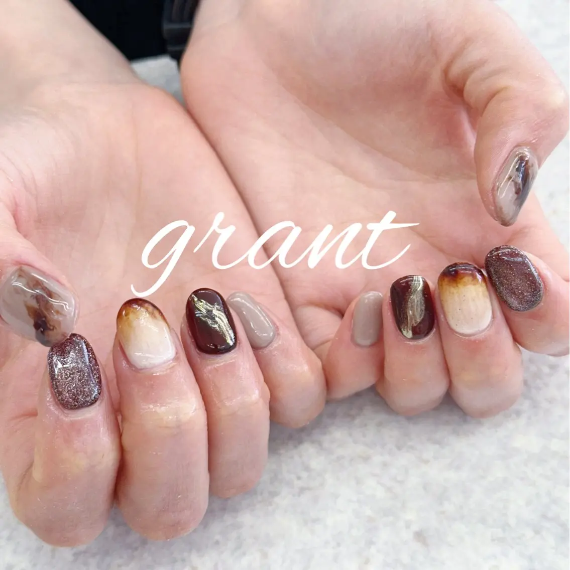 ネイル ハンドネイル nailsalon grantのネイルデザイン