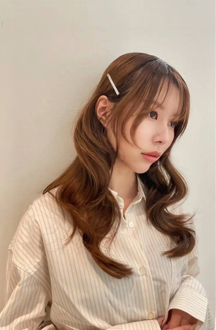 ロング 韓国風ヘア 縮毛矯正 カット パーマ トリートメント レイヤー/デジパ SAKIのヘアスタイル