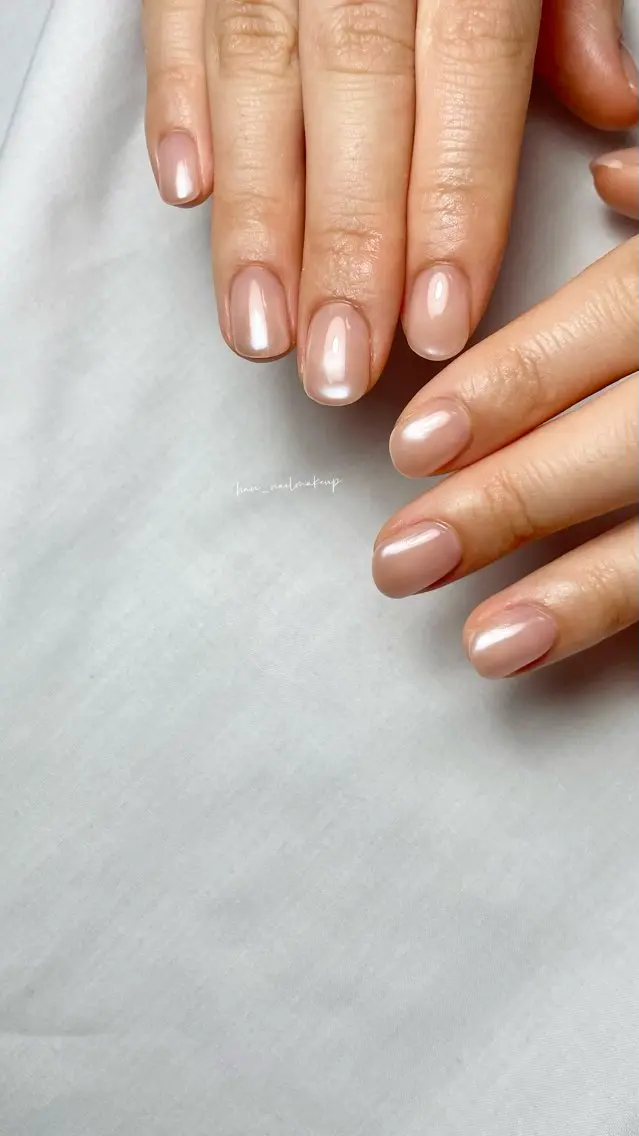 ネイル グラデーション ミラーネイル Himari Nail Salonのネイルデザイン