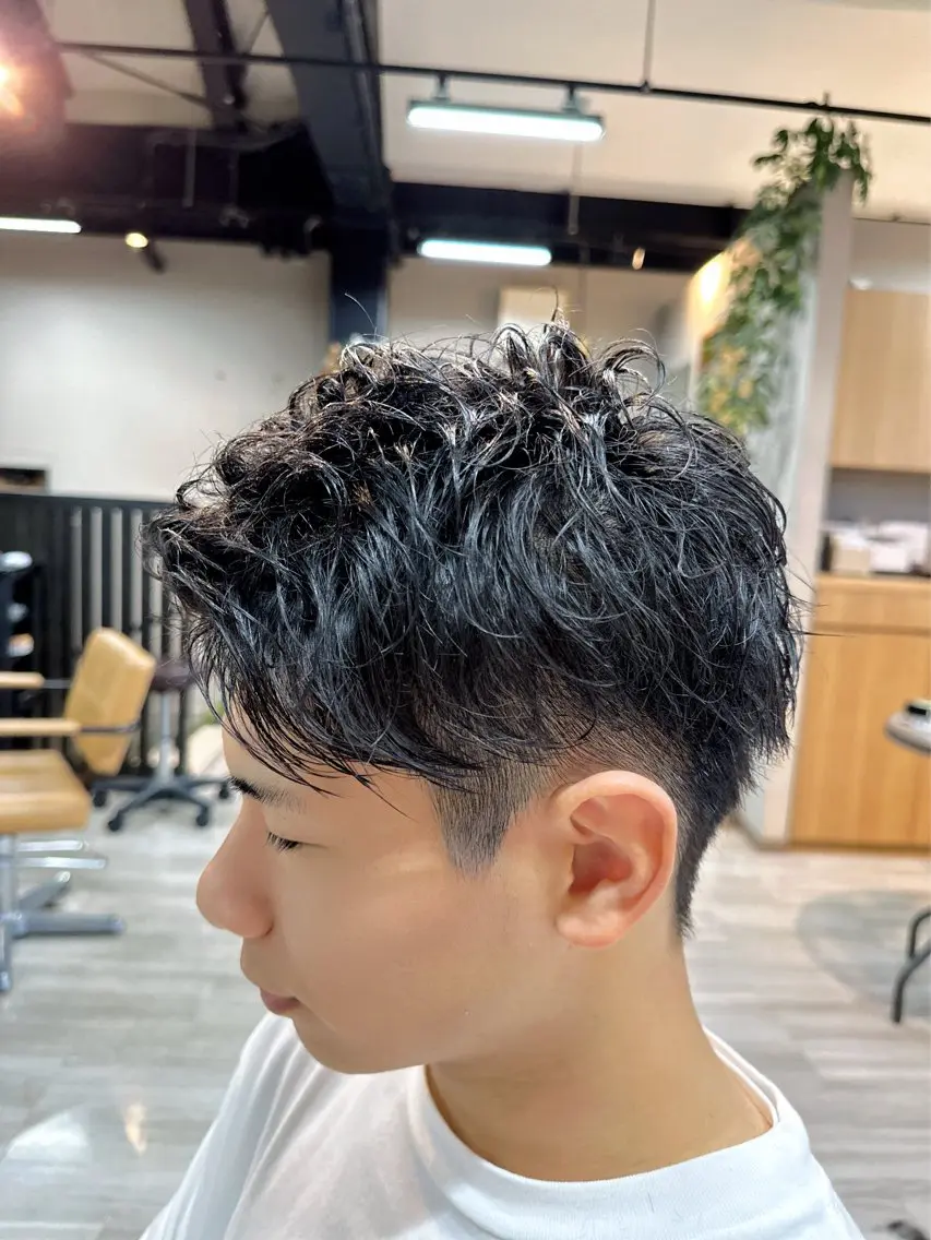 メンズ arika オケシ リョウダイのヘアスタイル