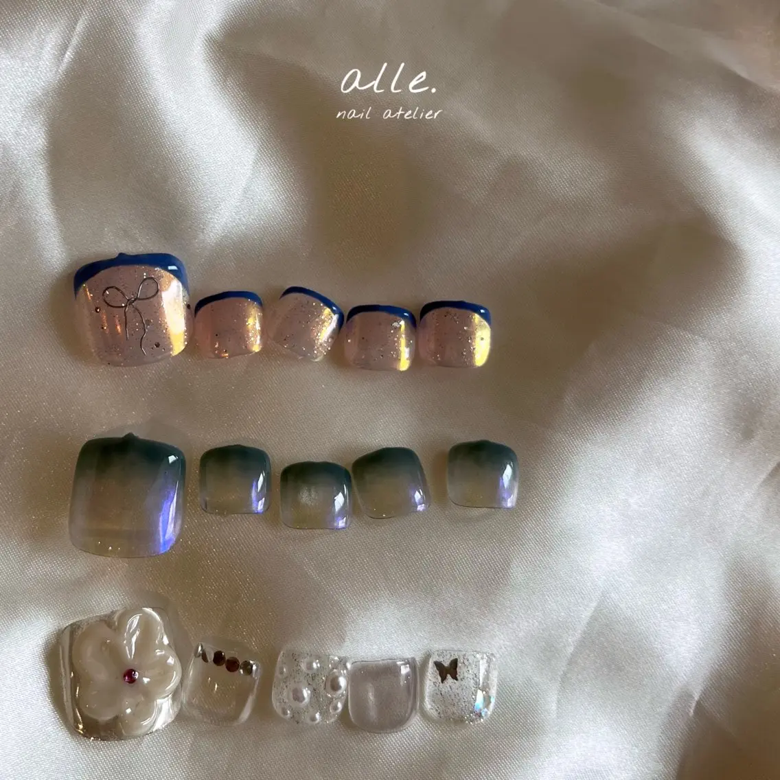 ネイル フットネイル atelier alle.のネイルデザイン