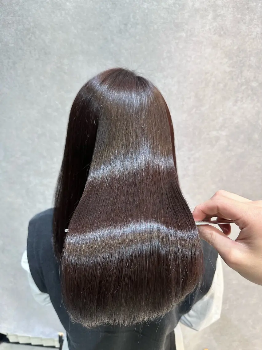 セミロング カラー 【𝐀𝐬𝐡大森】 石崎竜祐のヘアスタイル