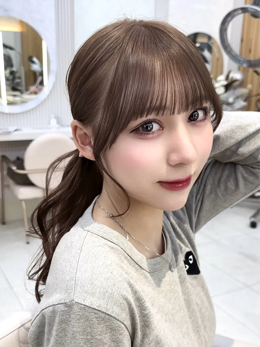 ロング カラー カット ヘアカラー トリートメント 🇰🇷韓国風くびれ ヘア🇰🇷中村優大のヘアスタイル
