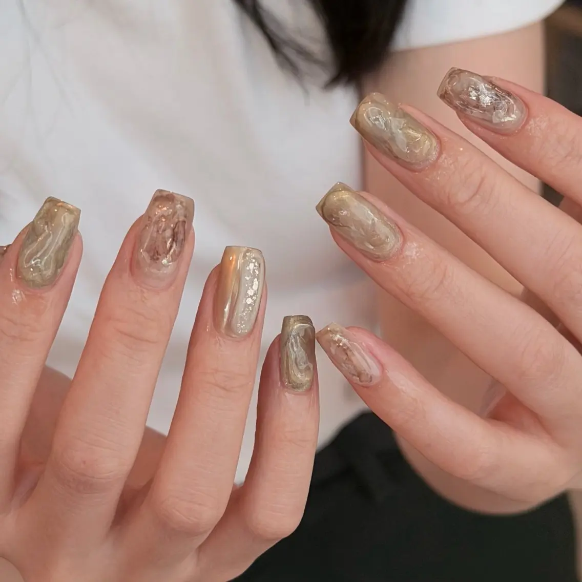 ネイル ハンドネイル 🎀フェイ フェイ🫧💗のネイルデザイン