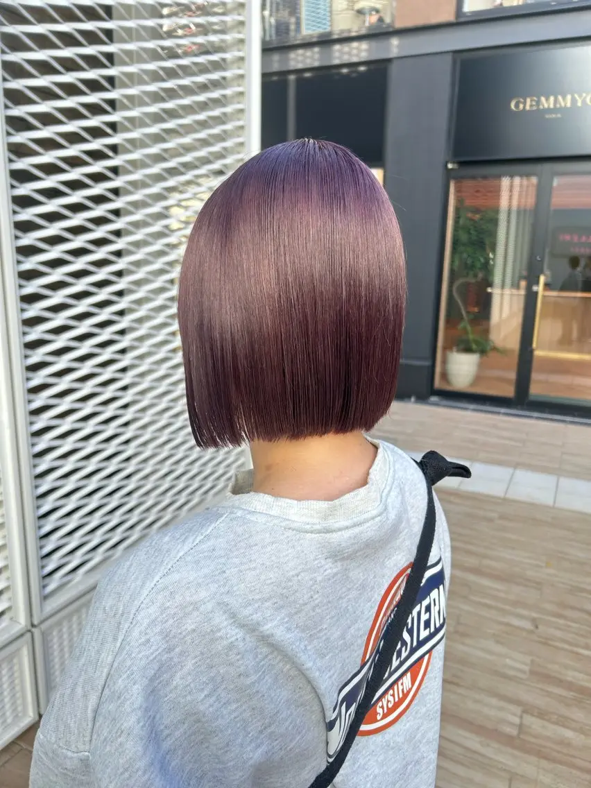 ショート カラー ヘアアレンジ カット ヘアカラー トリートメント yuka .のヘアスタイル
