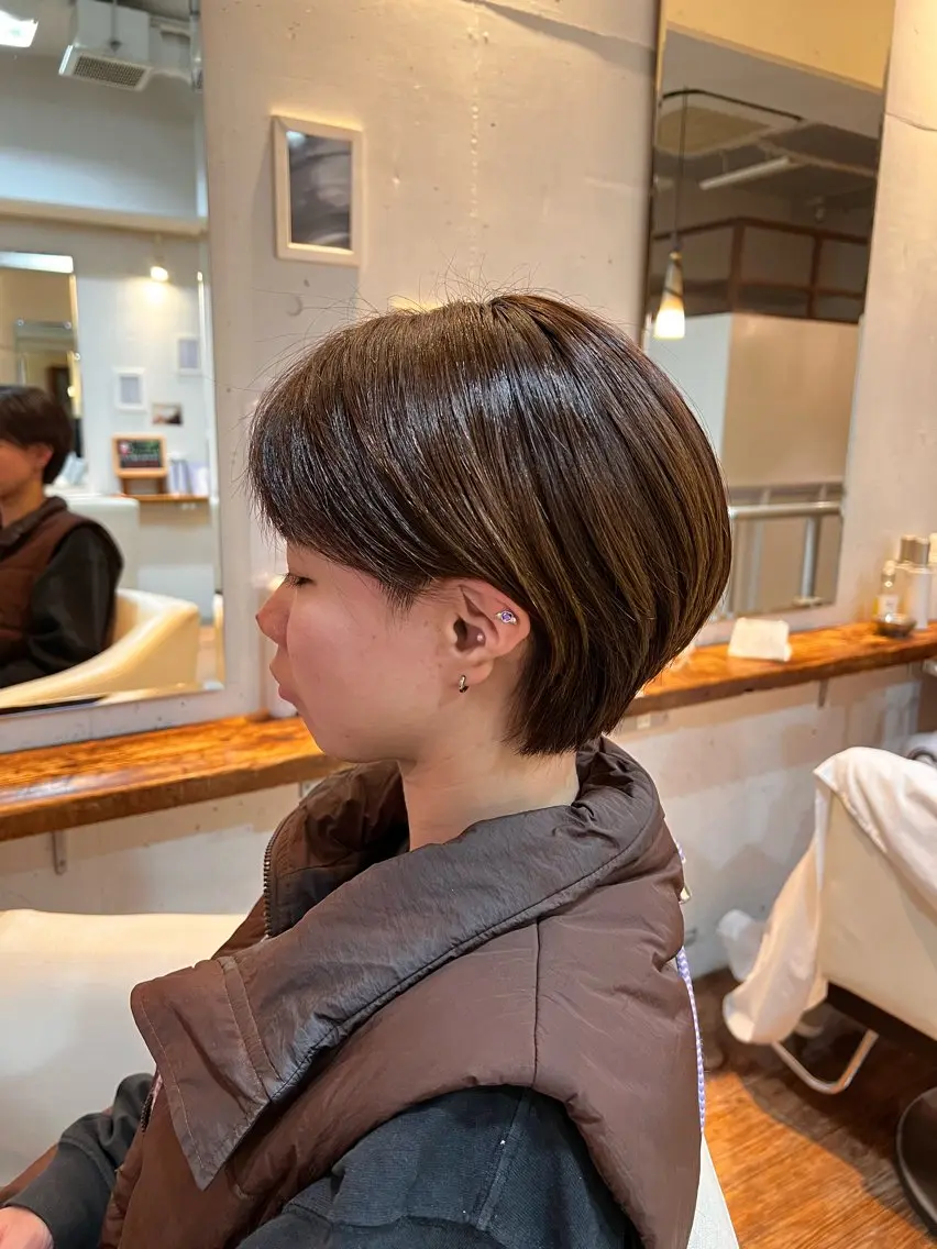 ショート ショートボブ ボブ ショートヘア 澤井 佑果のヘアスタイル