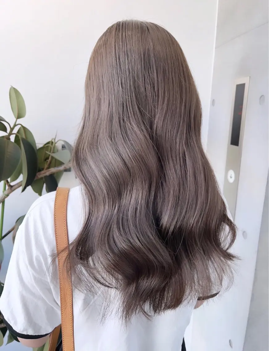 ミディアム カラー カット ヘアカラー トリートメント 🌫️大人韓国ヘア 🌫️naoyaのヘアスタイル