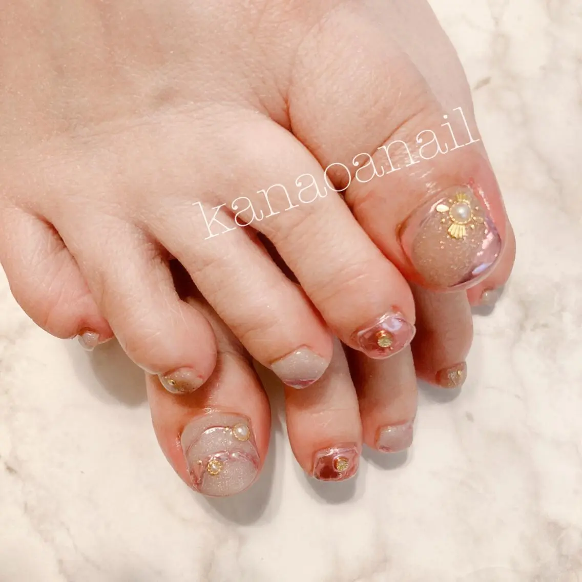 ネイル 地爪育成💅 kanaoanailのネイルデザイン
