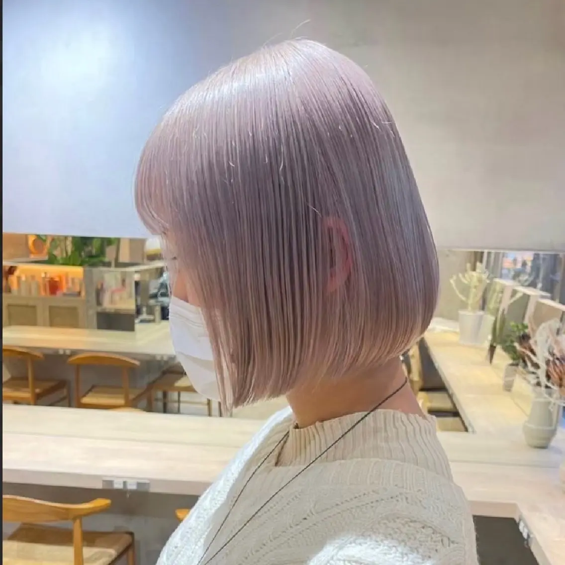 ミディアム カラー ベージュカラー ミルクティーベージュ ヘアカラー ブリーチカラー🪽 /Tsubasaのヘアスタイル