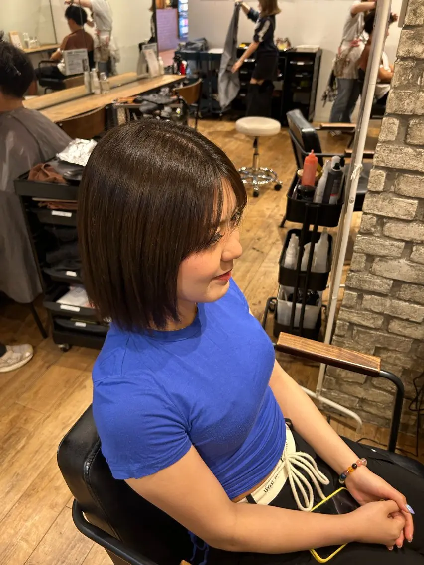 カラー 梅田美容室 hazumi⭐️のヘアスタイル