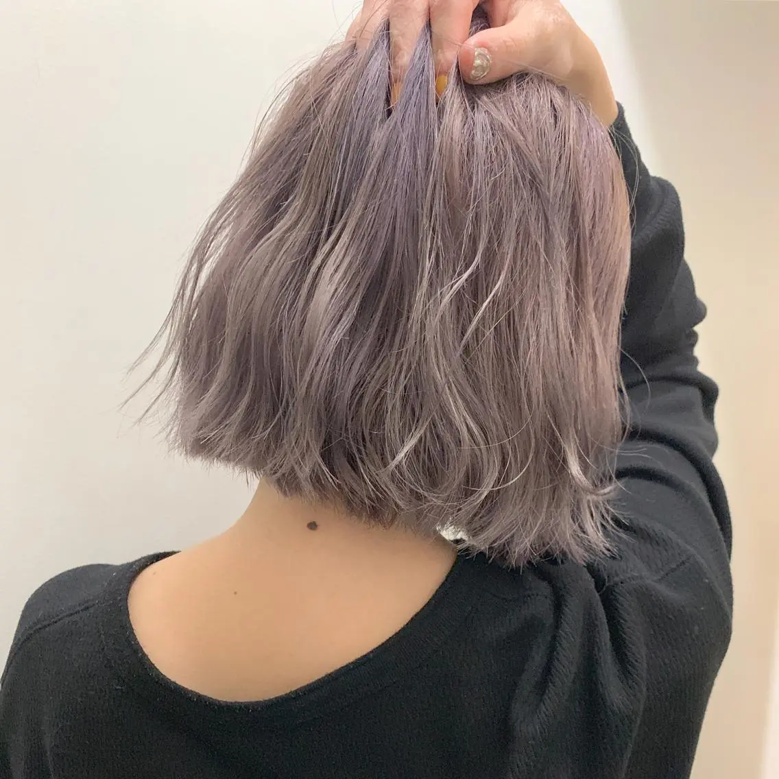 ミディアム カラー ブリーチ グレージュ 💡似合わせのプロ 💡takutoのヘアスタイル