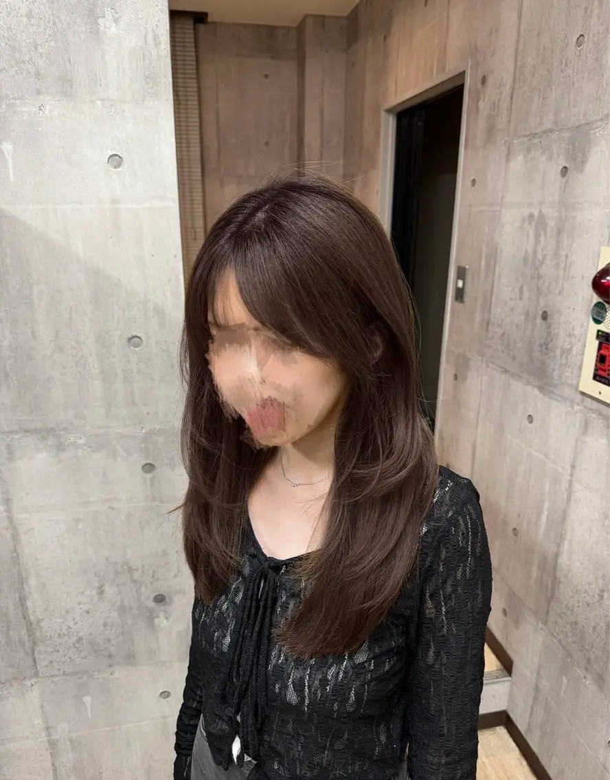 ロング レイヤーカット 古賀 颯磨のヘアスタイル