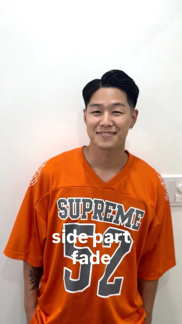 ショート メンズ フェードカット 刈り上げ カット SHUN札幌 メンズパーマフェードのヘアスタイル