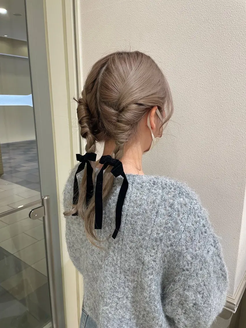 セミロング ヘアカラー KANA🌷 髪質改善のヘアスタイル