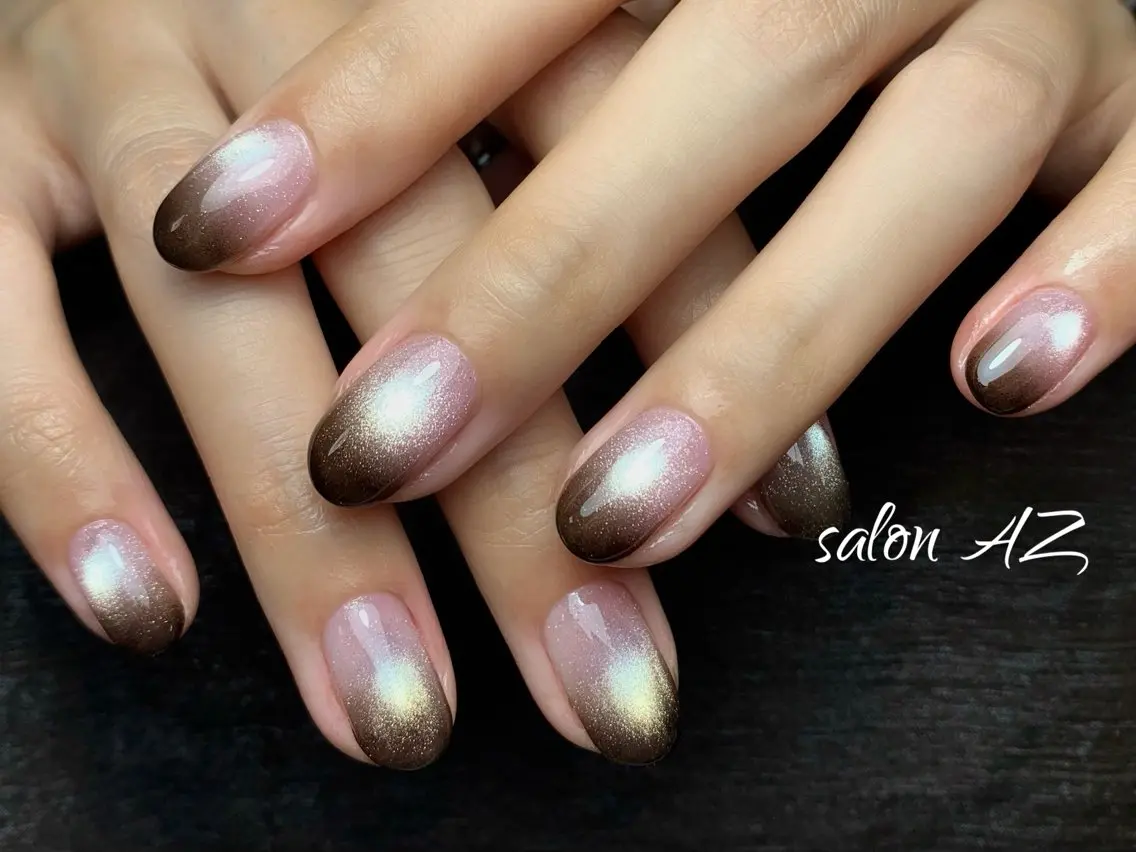 ネイル 持ち込み オフィスネイル スカルプネイル ハンドネイル salon AZ NANAのネイルデザイン