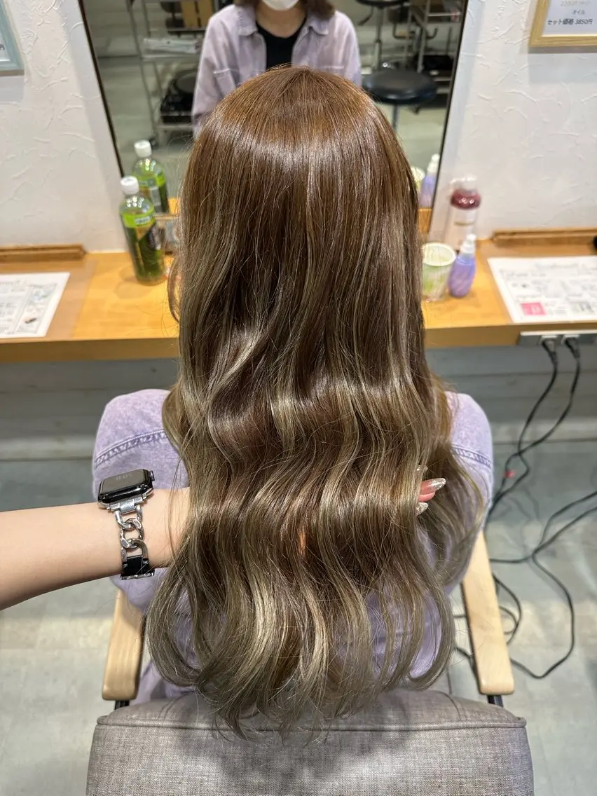 ロング ヘアカラー riko🎀 natural所沢店のヘアスタイル
