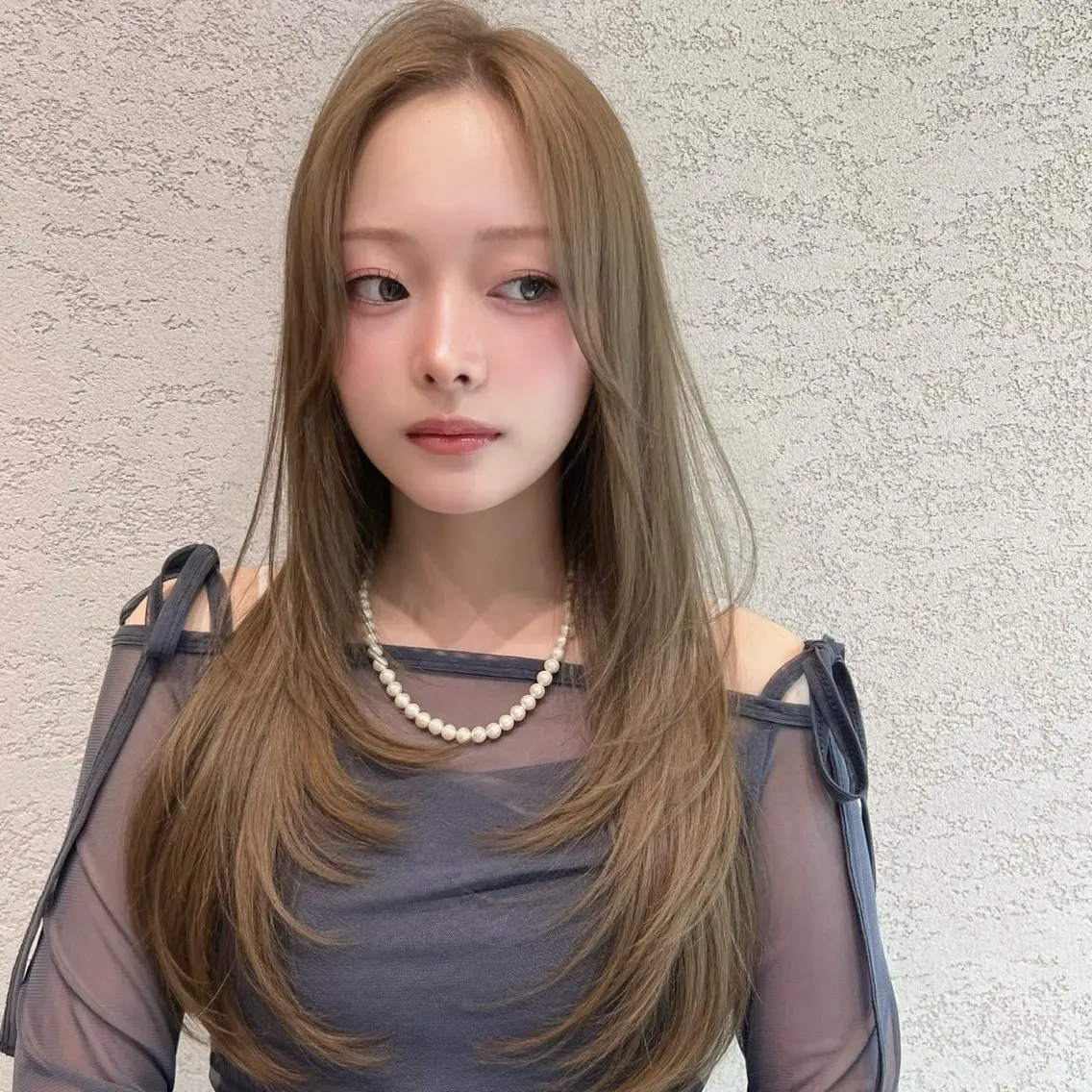 ロング カラー 似合わせカット カット ヘアカラー レイヤー/髪質改善 Lond ambreのヘアスタイル