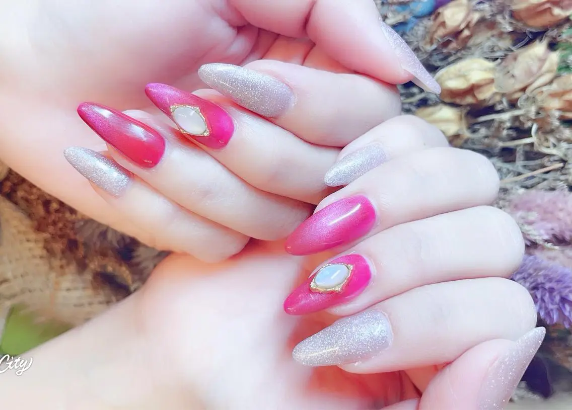 ネイル マグネットネイル ハンドネイル fleur nailのネイルデザイン