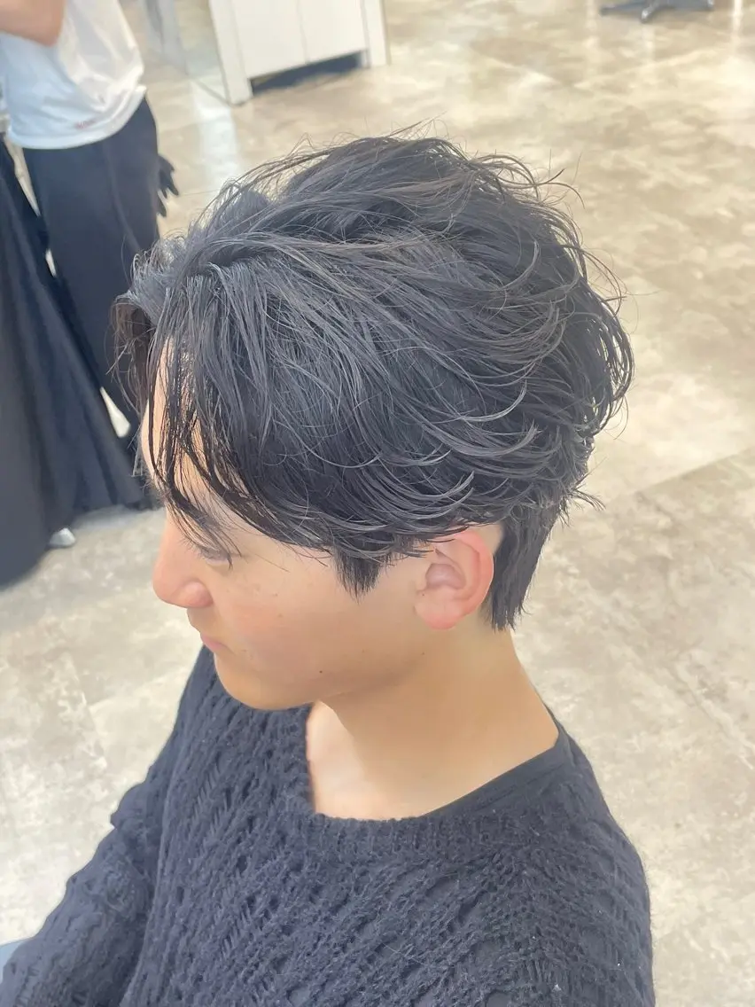 パーマ メンズ カット パーマ トリートメント fifth 武正 琉生のヘアスタイル