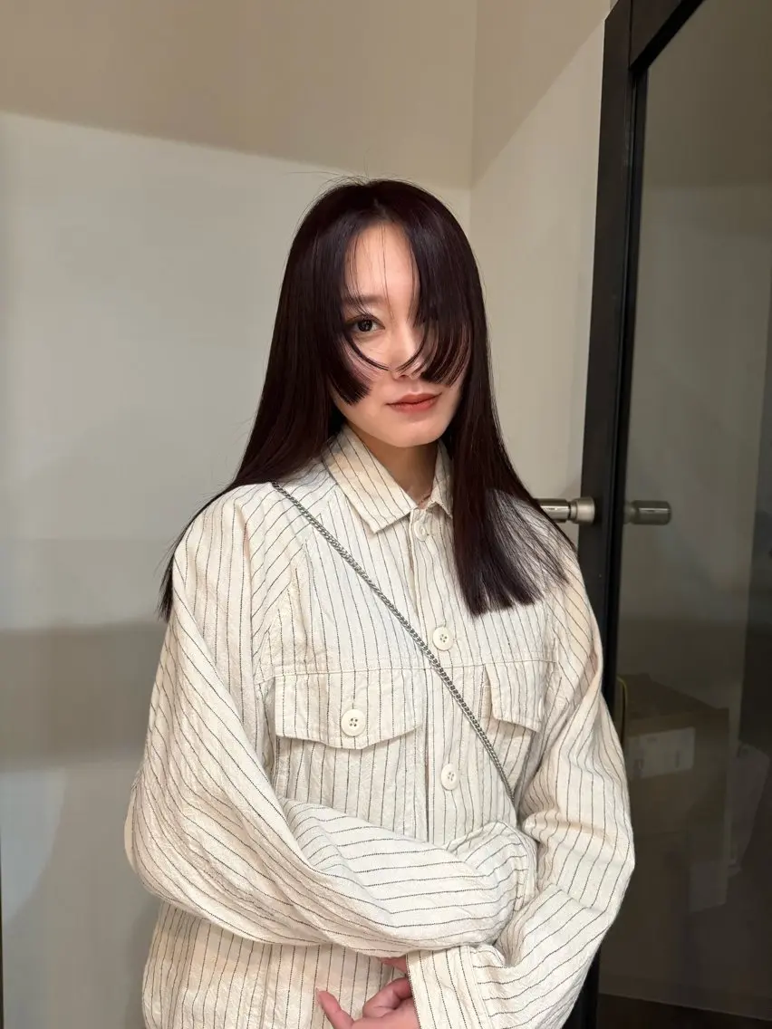 ロング カラー ヘアカラー 大人な抜け感レイヤー remi🖤のヘアスタイル