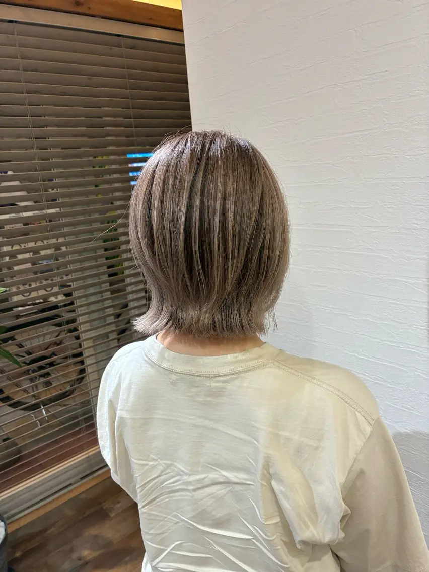 ショート カラー カット ヘアカラー 金田 拓也のヘアスタイル