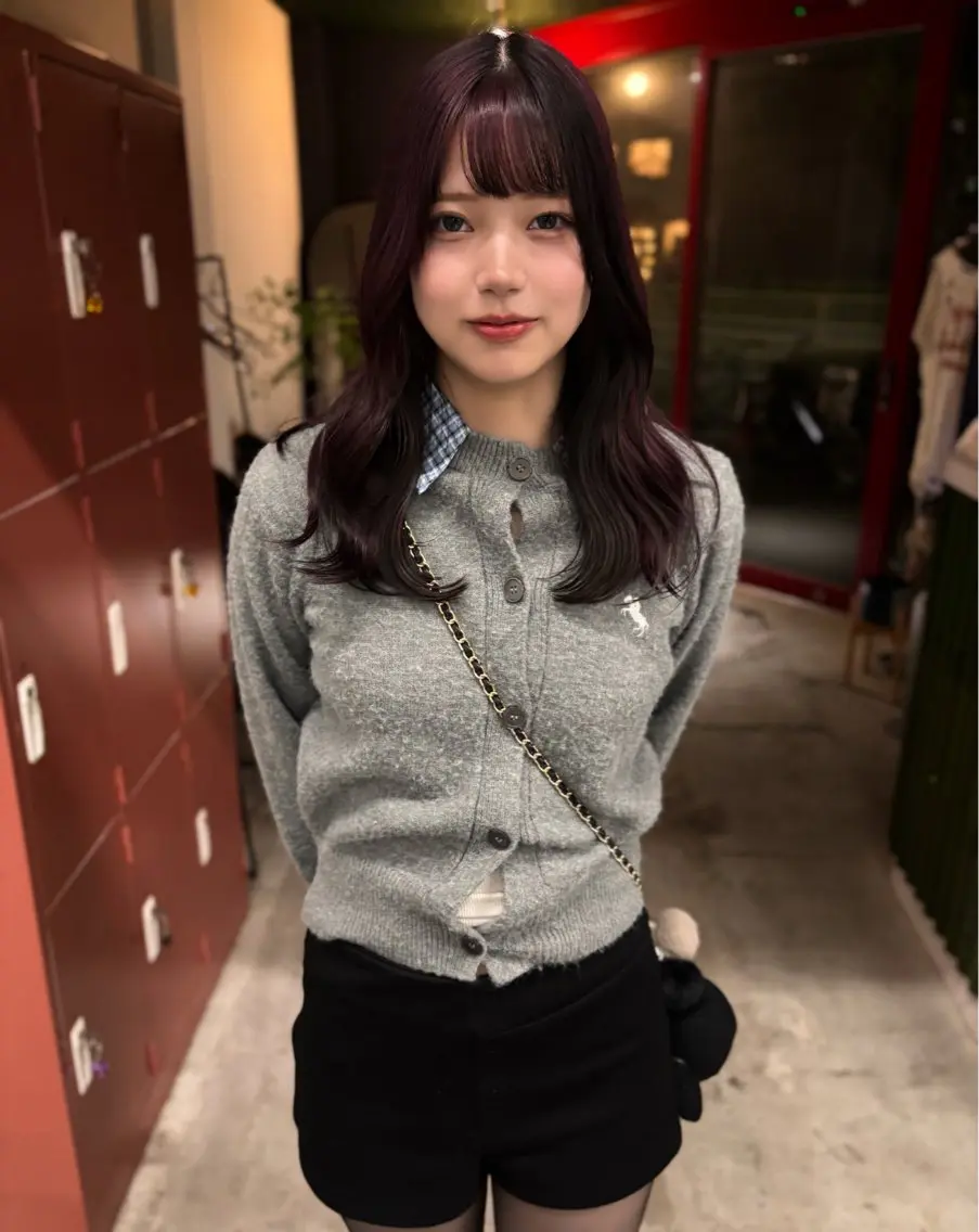 セミロング カラー ヘアカラー 🧡梅田ハイトーン カラー🧡runaのヘアスタイル