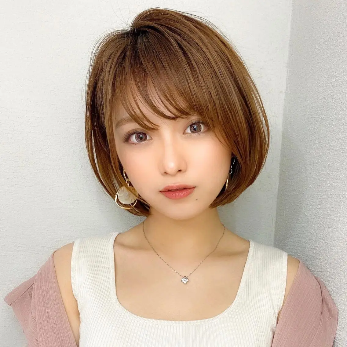ショート カラー カット ヘアカラー トリートメント ショートの神✨AFL OAT 井上康平のヘアスタイル