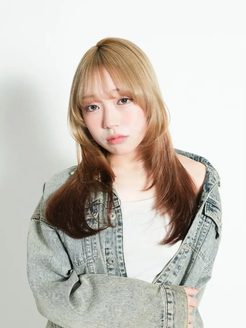 ロング カット MOKA🌼淵野辺 カラーモデル募集のヘアスタイル