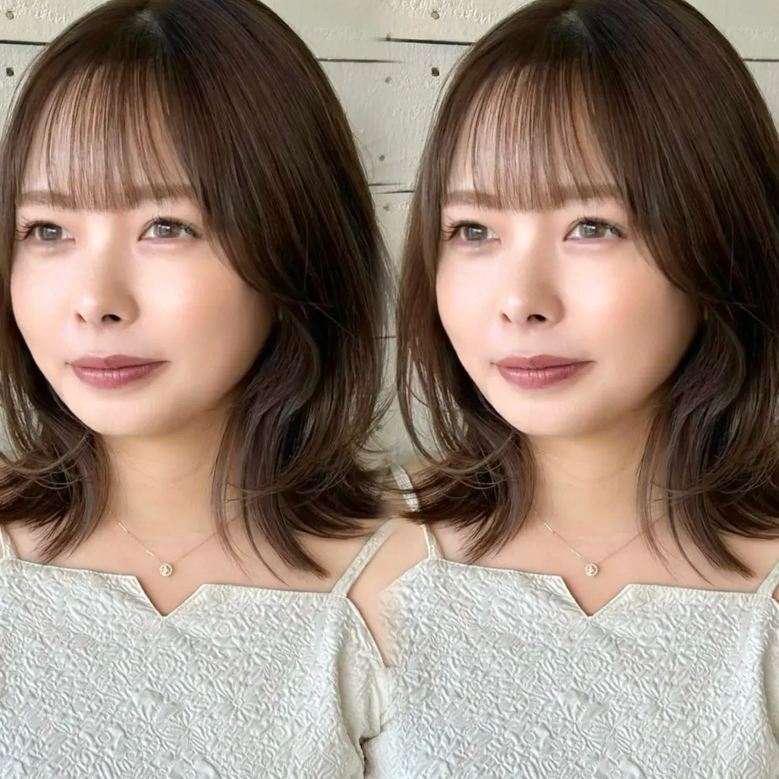ミディアム カットモデル募集中 しおりのヘアスタイル