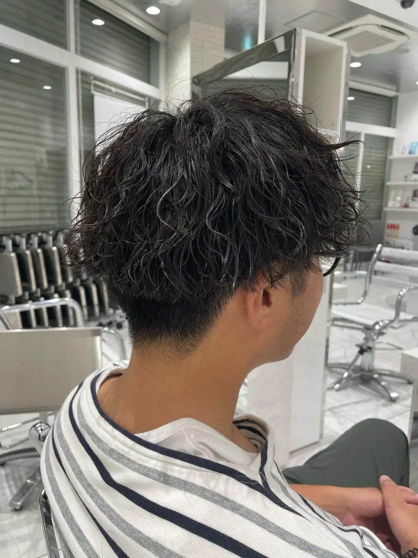パーマ メンズ メンズパーマ ツイストスパイラルパーマ スパイラルパーマ NYNY樟葉店 🌟河島 美優🌟のヘアスタイル