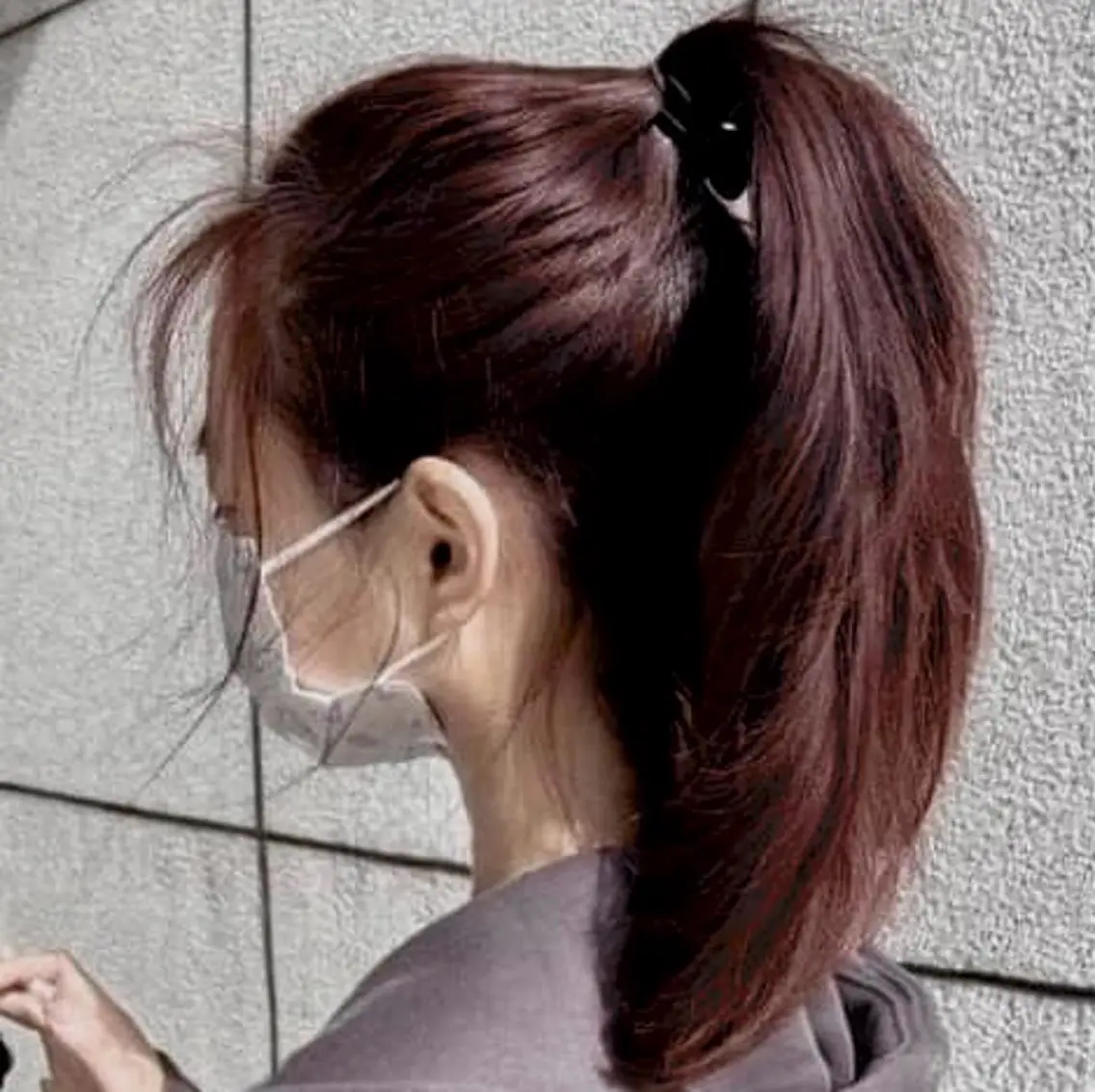 セミロング カラー ヘアカラー トリートメント ヘッドスパ 艶髪/韓国スタイル 🤍りんのヘアスタイル