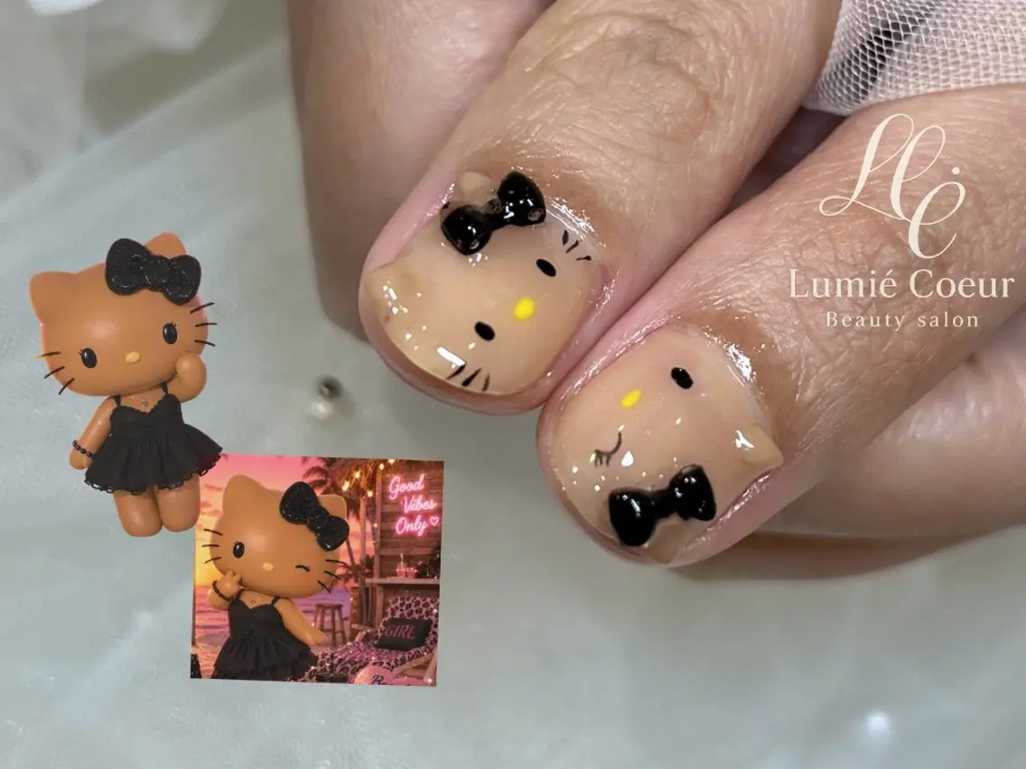ネイル アートネイル ジェルネイル ハンドネイル LumiéCoeur Nanaeのネイルデザイン