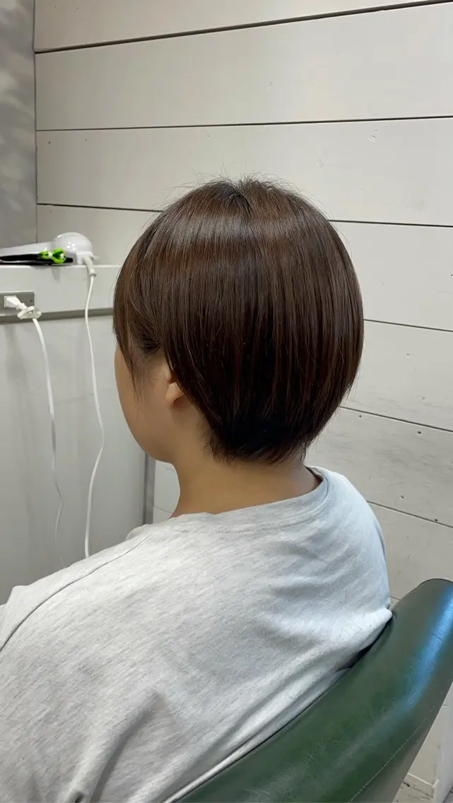 ショート カラー カット ヘアカラー トリートメント 似合わせ/前髪カット /店長 村上直也のヘアスタイル