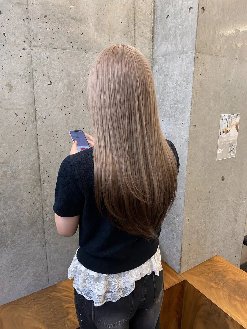 ロング カラー 🌈艶ハイトーン特化 🌈NOZOMUのヘアスタイル