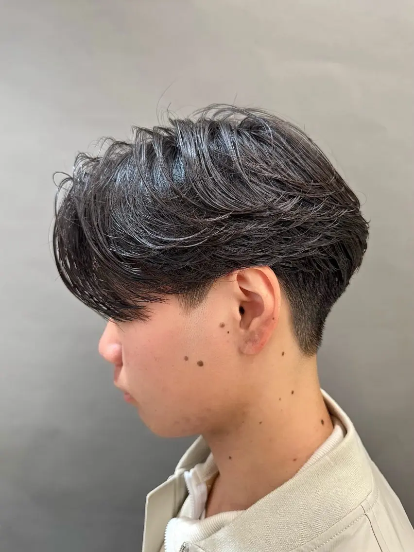 メンズ パーマ 重松 丈博のヘアスタイル