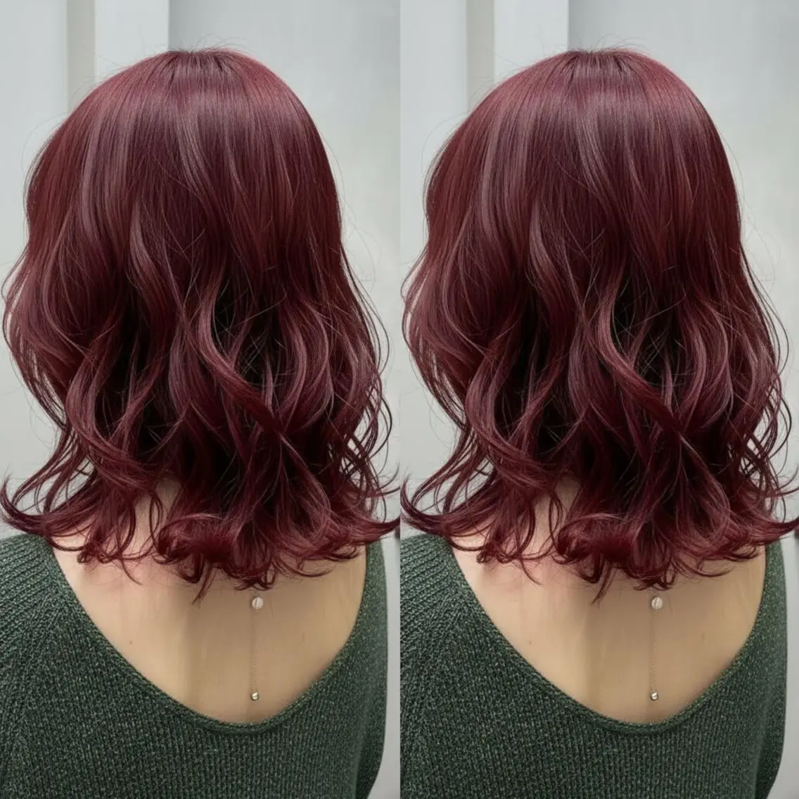 【赤みカラー🍒】暖色カラー＋さらさらトリートメント ✨の写真