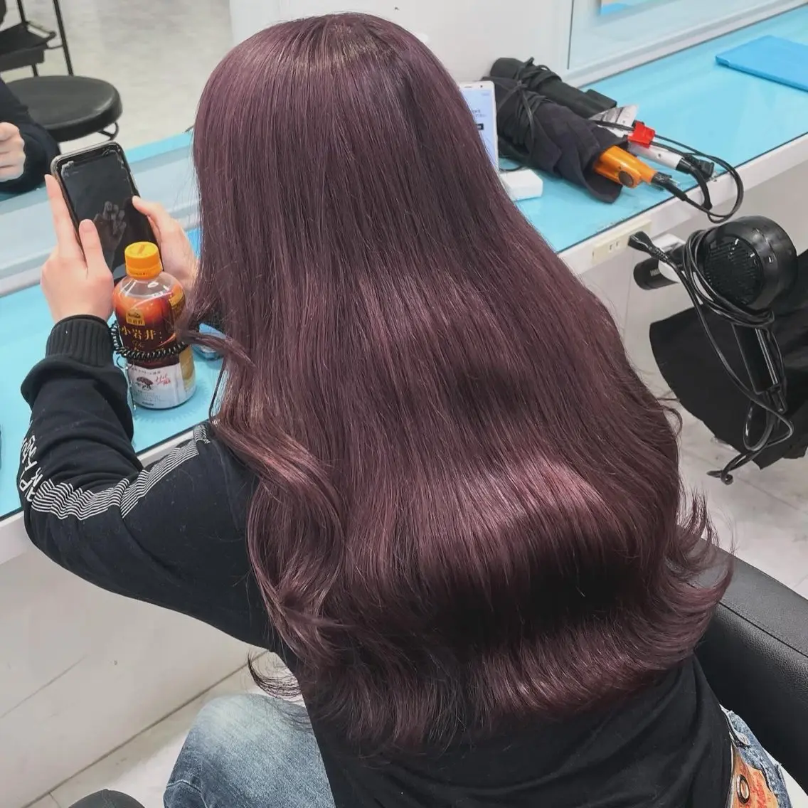 ロング カラー ダメージレスハイ トーン💖kanonのヘアスタイル