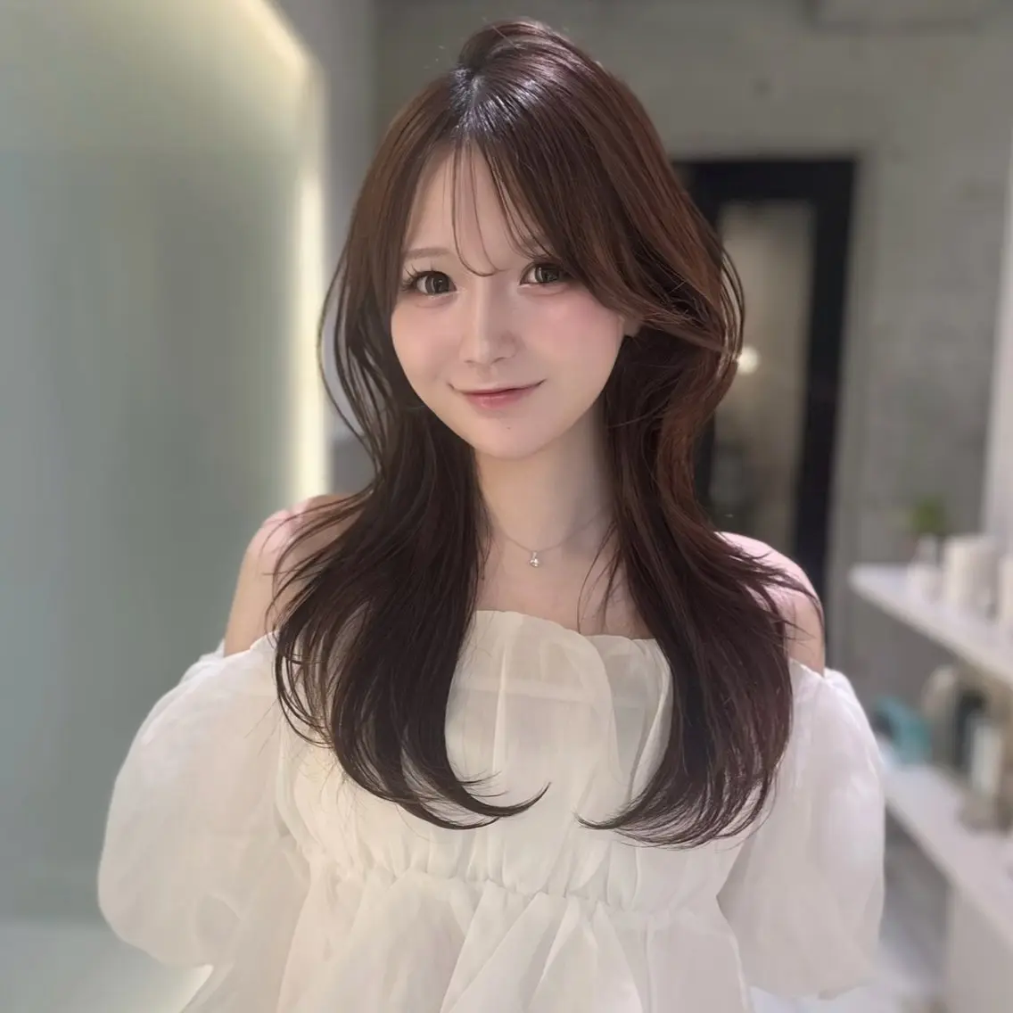 ロング カット karina🌿レイ ヤーカット/髪質改善のヘアスタイル