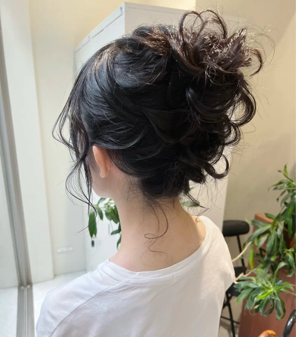 【ヘアセット】✖️【前髪・顔周りカット】の写真