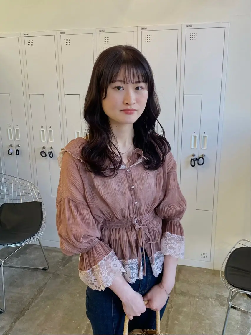 ロング サトウ リョウのヘアスタイル