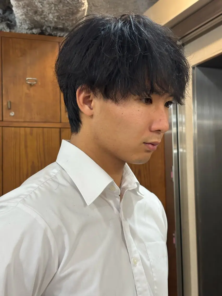 メンズ マッシュ カット パーマ 高橋祐一/メンズ特化 /パーマ特化のヘアスタイル